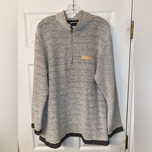 Jadelynn Brooke women’s pullover XL. White and grey